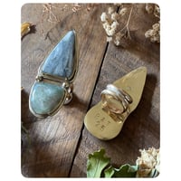 Image 4 of The Travers Ring - Large Solid Brass 