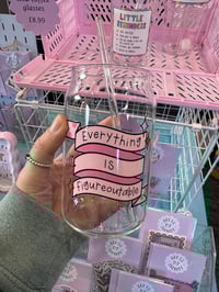 Image 1 of Iced coffee glasses (everything is figureoutable)