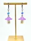 3d Poison Mushroom Earrings