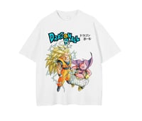 Dragonball graphic print t-shirt ssj3 Goku/Buu