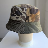 Image 4 of Reworked NY Reversible Bucket Hat-2 Camouflage XL 24-25"