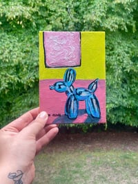 Image 2 of Balloon Dog Still Life 5x7”