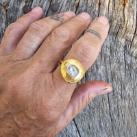 Image 4 of Polki Pebble Ring, US 8