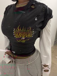 Image 3 of r motors thrashed double layer tee 