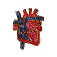 Image 1 of Sticker Heart in Darkness