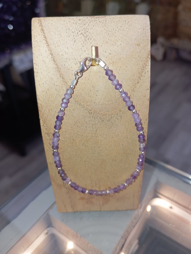 Bracelet améthyste 1