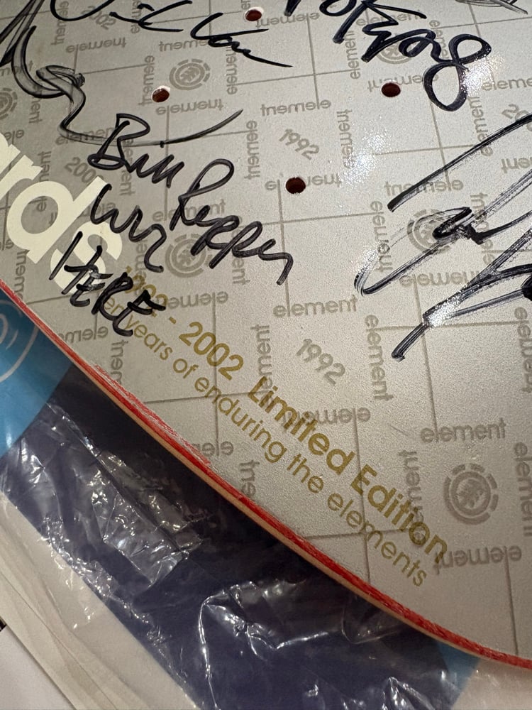Signed Element deck from 2002