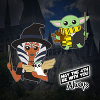 Witchy Tano and baby Wizard Sticker 