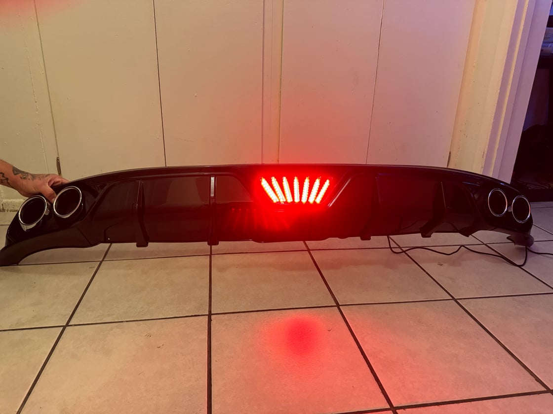 Image of V4 11gen civic rear diffuser (sedan)