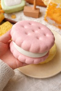 Strawberry Ice Cream Cookie Squishy