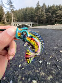 Image 11 of Dark Rainbow Koi Pendant