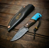 Image 1 of TOM • turquoise g10 & walnut