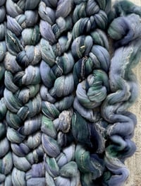 Image 2 of Rain Cloud, on Spindelicious Tweed: 89% Shaniko Wool/6% Acrylic/5% Rayon