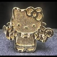 Image 1 of 14k Gold Plated Nugget Rings