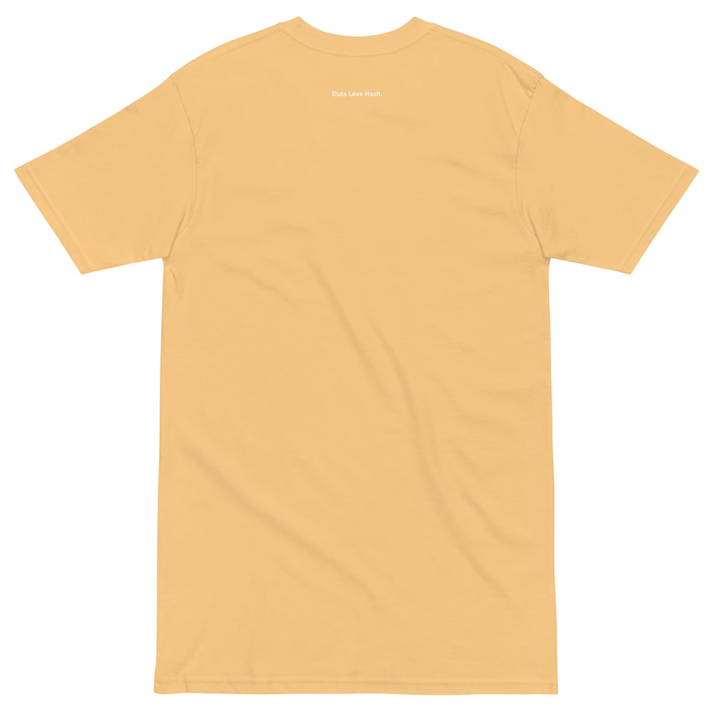 Image of "HA$H RICH" Embroidered Small Logo Tee