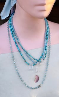 Image 2 of TURQUOISE + LEMURIAN CRYSTAL POINT