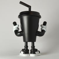 Image 4 of Black + Red Gangster Gulp "8