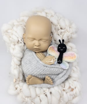 Image of rainbow butterfly lovey