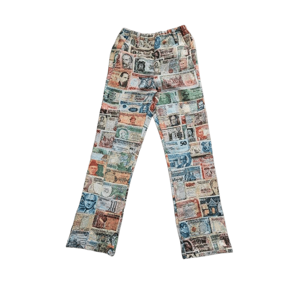 Foreign Currency Cargo Pants