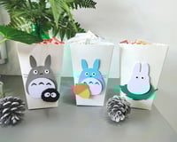 Image 5 of Forest Spirit Tororo Inspired Party Decors Party Supply. Totoro Birthday Place Cards Food Labels