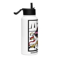 Image 2 of Lovebird Logo Stainless steel water bottle with a straw lid