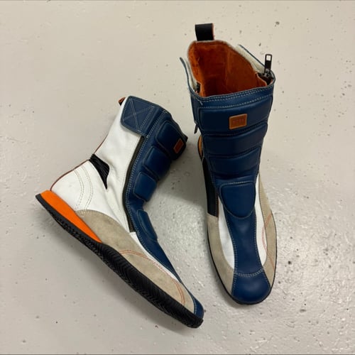 Image of 2000s Hugo Boss Biker Boots, Size 44 - UK 10