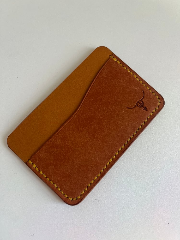 Image of Olmo/Tan Vachetta Horizontal Cardholder 