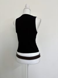 Image 3 of Vintage dark brown belt 