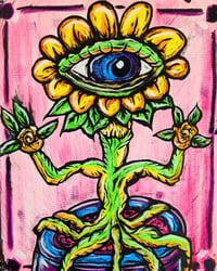 Cycloplant - 16x20 Original Canvas 