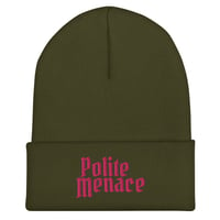 Image 11 of Polite Menace Cuffed Beanie cap