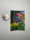 Tiny painting- heart house