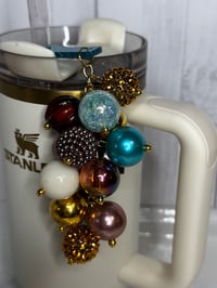 Image 11 of Western Cowprint Tumbler Accessories Set for Stanley with Bow, Bracelet, Bauble & Boot