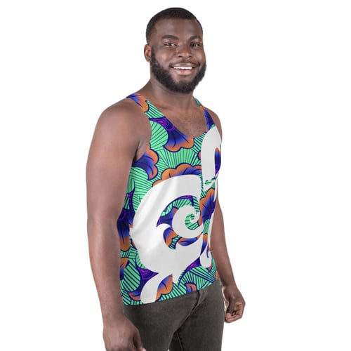 Image of Heart-shaped Herb Unisex Tank Top