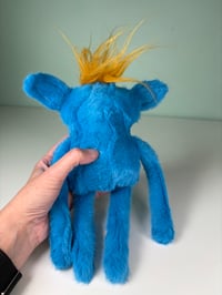 Image 4 of Weighted Google Eyed Monster -  Blue