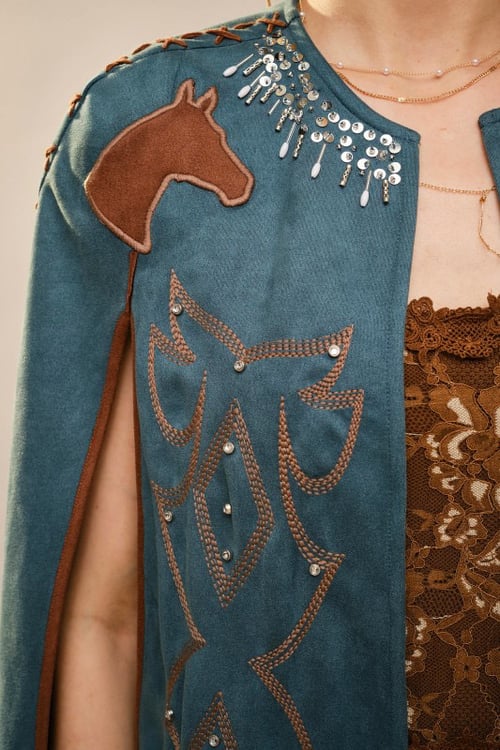 Image of WESTERN HORSE CAPE