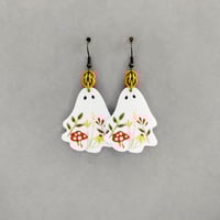 Image 2 of Cottagecore Ghost Earrings