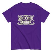 Image 6 of Shit Creek Survivor Funny Western Humor Unisex T-Shirt | Sarcastic Graphic Tee