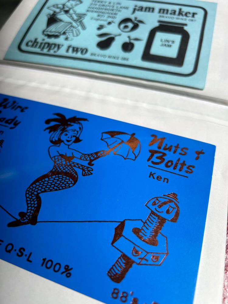 Image of QSL cards