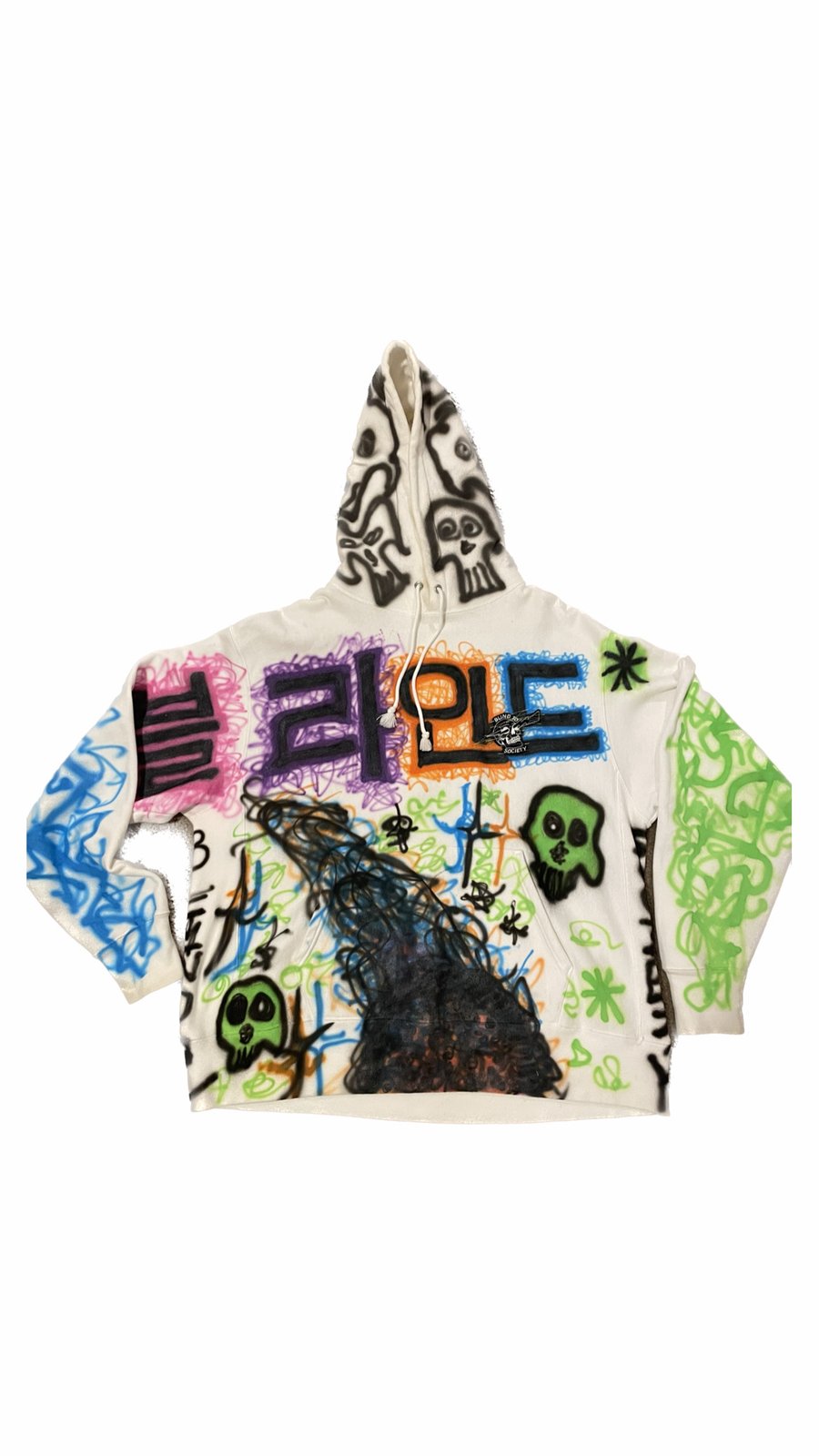 Billie eilish airbrush on sale hoodie