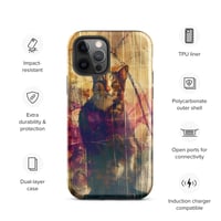 Image 12 of Beautiful Colorful Oil Painting Tabby Cat Inspired Tough Case for iPhone®