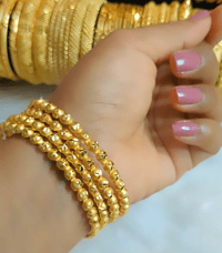 Image 4 of 4 Pieces Gold Plated Bangles Set_GPB_1213