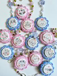 Image 1 of miniteen doodle keychain