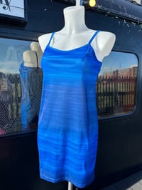 Image 3 of 00'S FRENCH MINI DRESS - BLUE