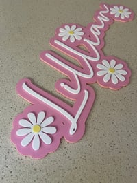 Image 2 of Daisy Name Room /Door /Wall Decor/Wall Signs/Nursery Signs/Kids Room