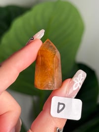 Image 4 of MINI GOLDEN RUTILE IN QUARTZ TOWERS -BRAZIL- CHOOSE YOUR OWN