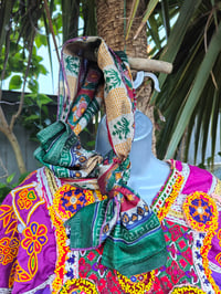 Image 8 of Milan Hareem/ Bloomer/ Balloon trousers with matching head scarf -maroon upto 14 uk