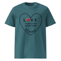 Image 2 of LIFE LESSONS Unisex organic ribbed neck t-shirt