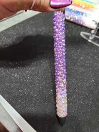 Image 4 of Purple & White Rhinestone Pen