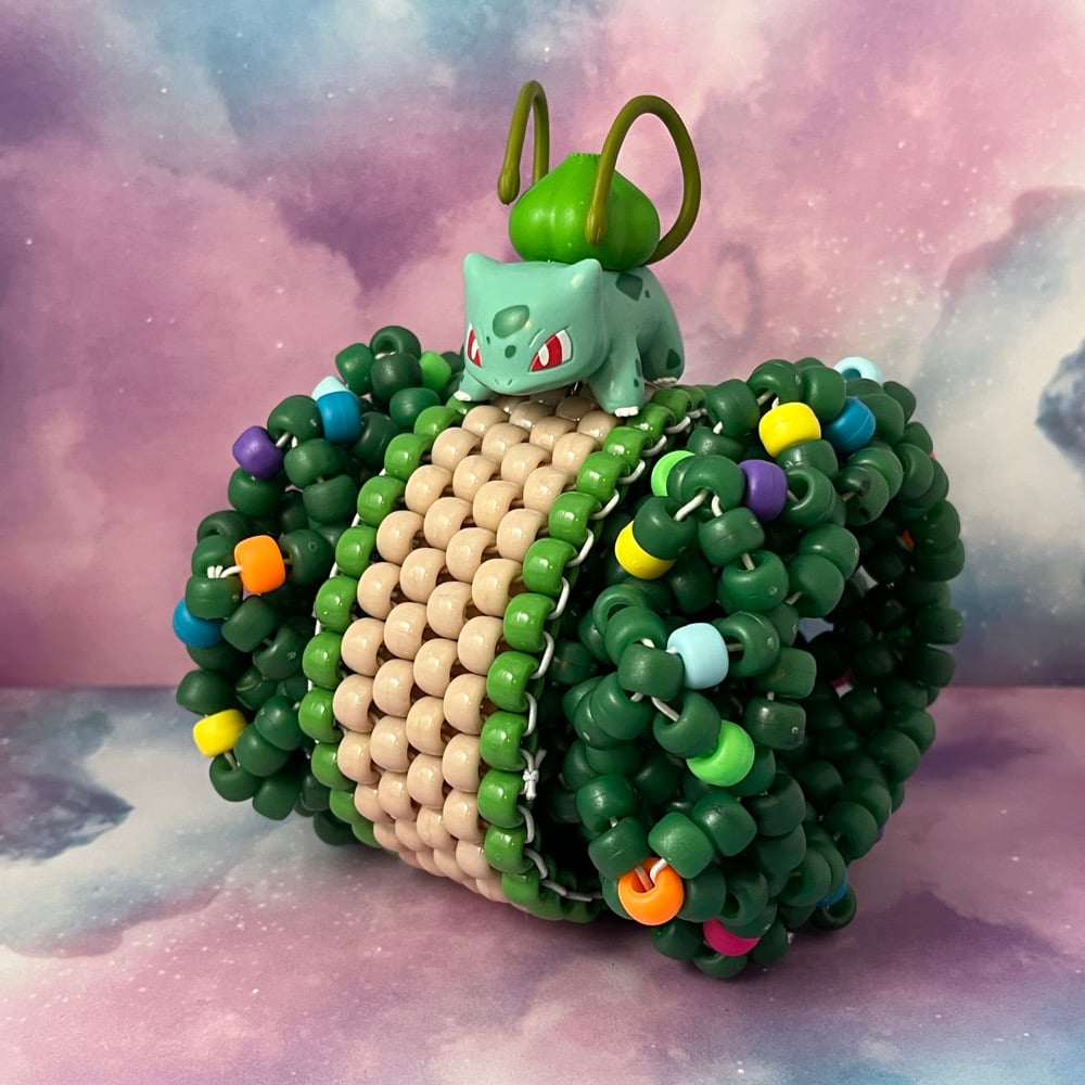 Image of Bulbasaur Rotator Fidget Kandi Cuff
