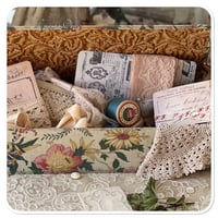 Image 4 of Vintage french Boudoir box full of vintage french sewing notions